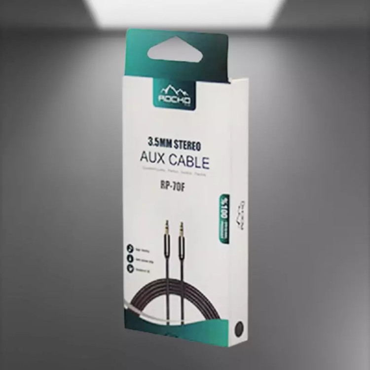 کابل AUX روکو پلاس مدل RP-70F طول 1 متر