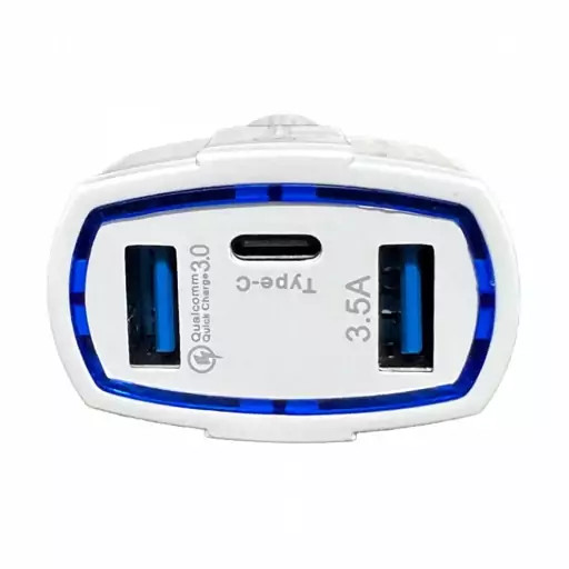 شارژر فندکی 3 پورت یک پورتPD فست Original Q-011