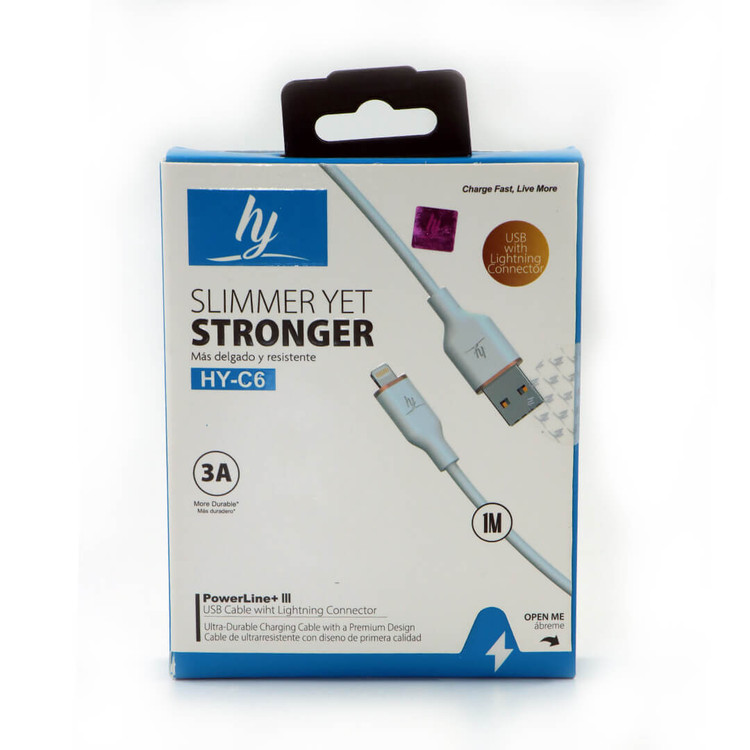 کابل شارژ lightning اچ وای مدل HY-C6