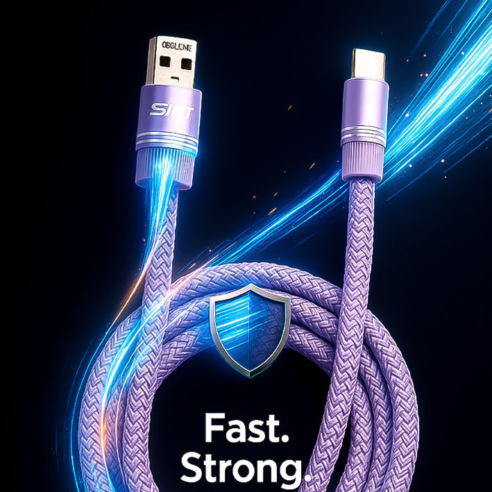 کابل تبدیل USB به USB-C سنتکس مدل C38 طول 1متر