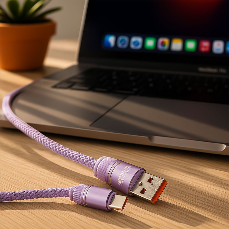 کابل تبدیل USB به USB-C سنتکس مدل C38 طول 1متر